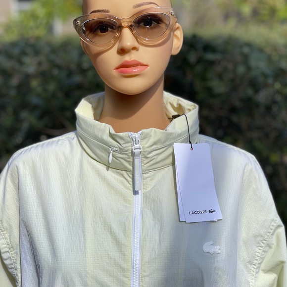 LACOSTE LONG NYLON PARKA BF6210 YELLOW - Picture 2 of 10